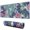 Pioneer Flower Floral, variant on Long Mouse Pads for Desk,Pioneer Flower Floral Print Pattern Desk Mats on Top Of Desks, Desk Mouse Pad Extra Large with 3mm Non-Slip Base and Stitched Edge for Gaming,Office,Work,Home 31.5"x11.8"
