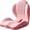 Red, variant on Evercushion Seat Cushion, Evercushion Gel Cushion, Two-in-One Rear Support Featuring Open-Cell Honeycomb Channels, Resilient Gel Combined with Memory Foam, Cut-Out Design, Ideal for Office