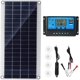 thumbnail image 1 of Panel solar de 25 W 12 V, kit de panel solar, kit de cargador de batería con controlador de carga solar de 20 A para RV, yate, exterior, jardín, iluminación ACTIVE Biensenido a ACTIVE, 1 of 5