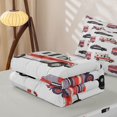 thumbnail image 2 of Erosebridal Cartoon Fire Engine Truck Zipper Twin Comforter Sets with Fitted Sheet and 2 Pillowcases for Boys Men, Ambulance Vehicle Zipper Bedding Set, Gray Reversible, 4pcs, 2 of 4
