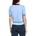 thumbnail image 2 of Nanette Nanette Lepore womens  Short Sleeve Cardigan Top, XL, Navy, 2 of 3