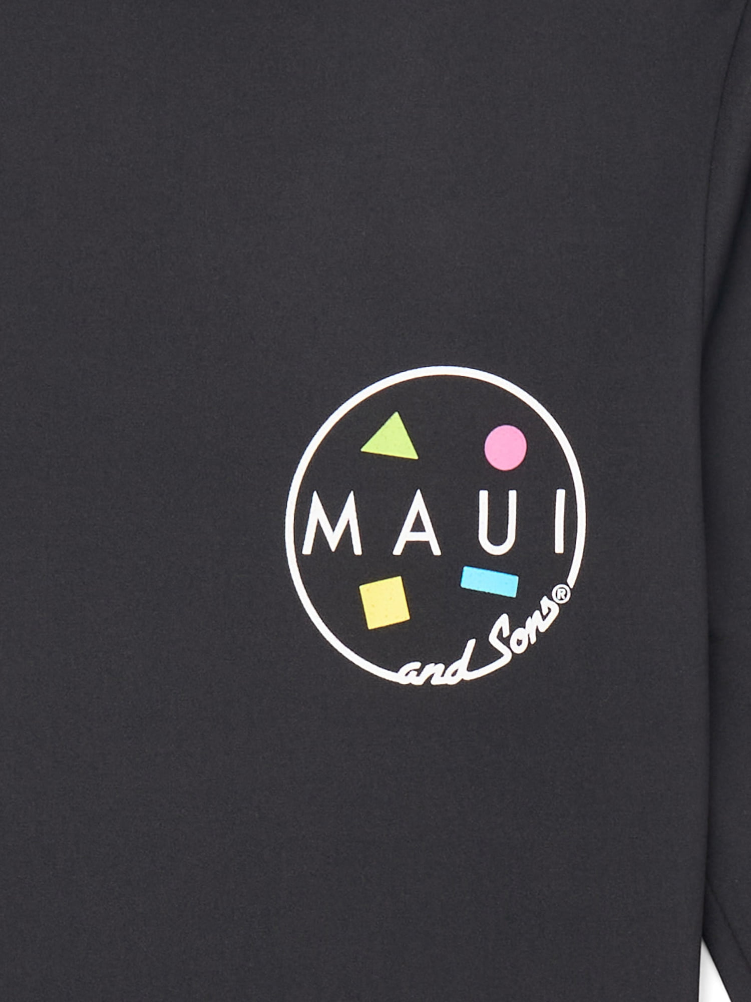Maui and Sons Boys Logo Hooded Sun Shirt with UPF 50+, Sizes XS-XL