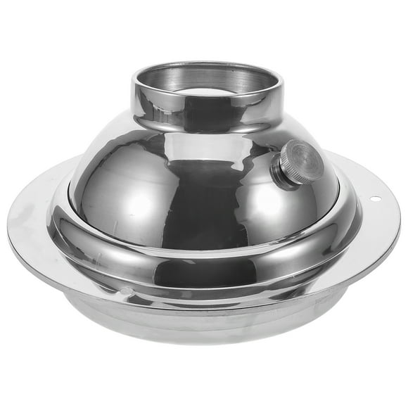Stainless Steel Adjustable Kitchen Hood Vent Cap Air Ventilation Outlet Hood Round Air Vent Soffit Supply Easy Air Flow Ducting Hose Cover