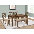 thumbnail image 3 of Monarch Specialties Bench, 42" Rectangular, Wood, Upholstered, Dining Room, Kitchen, Entryway, Brown And Beige, Transitional, 3 of 6