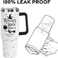 thumbnail image 5 of Halloween Tumbler 40oz - Witches Brew Vacuum Insulated Stainless Steel Cup with Lid & Straw | Leak Proof | Goth Cute Spooky Halloween Gift for Women & Girls, 5 of 6