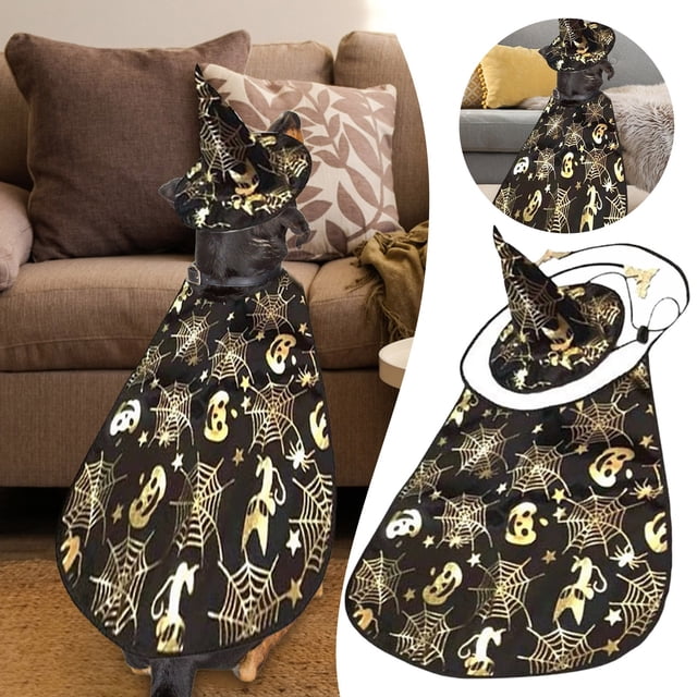 Halloween Bat Pet with Adjustable Straps for Small Medium Large