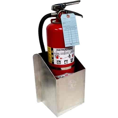 Pit Pal 452 Fire Extinguisher Holder 11 H x 9 W x 6 D Holds 10 lb 5.75 Diameter