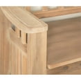 thumbnail image 6 of Linon Lottie Entryway Split Seat Storage Bench in Washed Natural Wood, 6 of 14