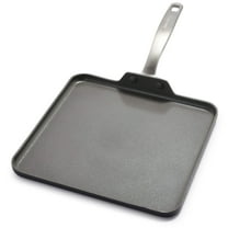 GreenPan Chatham 11" Ceramic Non-Stick Square Griddle, Grey - CC000124-001