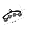 thumbnail image 2 of OUNONA Hand Tambourine Bell Aluminum Alloy 1Pack, 2 of 7