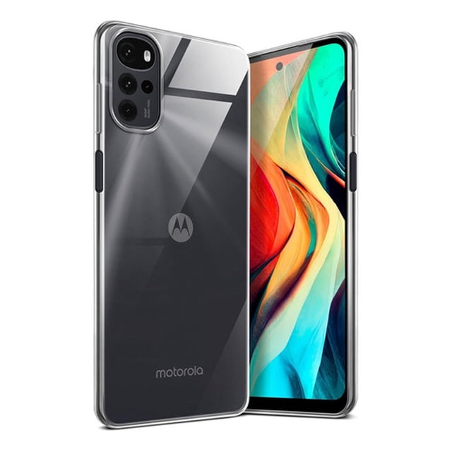 Funda para Moto E30 Kiosla Hybrid Clear Case Uso Rudo Tpu Color Transparente