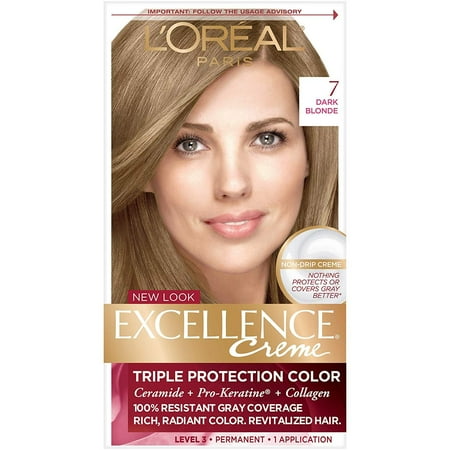 L Oreal Paris Excellence Creme Permanent Hair Color 7 Dark Blonde