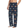 thumbnail image 6 of Honiee Hedgehog And Snail for men - a sleek fusion of Straight Pajama Pants, versatile Lounge Pants, and cozy Sleepwear, all rolled into one-Medium, 6 of 6