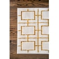 thumbnail image 6 of Rugs.com Marilyn Monroe™ Glam Trellis Collection Rug – 12 Ft Runner White Gold Medium Rug Perfect For Hallways, Entryways, 6 of 9