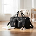 thumbnail image 2 of Quilted Baby Diaper Bag Large Capacity Cute Weekender Bag For Women (style5), 2 of 10