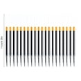 thumbnail image 3 of Gel Ink Ballpoint Pen Refills 0.5mm, Blue 20 Count, Retractable Press-On Pen Barrel Ink Refills, 3 of 6
