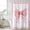 Light Pink, variant on Pink Bowknot Shower Curtain, Waterproof Shower Curtains for Bathroom, Shining Stars Vintage White Plaid Modern Washable Fabric Bathtub Curtain Set Bath Decor with 12 Hooks Long 72"x84"