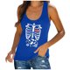 thumbnail image 1 of Camiseta Sin Mangas Para Mujer Moda Cuello Redondo Sin Mangas Estampado Casual Blusa Odeerbi ODB153107, 1 of 7