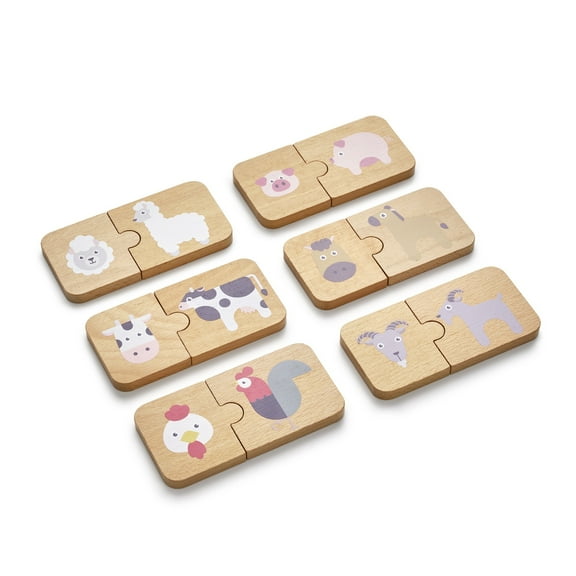 Moover Wooden Block Puzzle - Farm