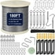 thumbnail image 1 of Kit de cables de acero inoxidable phepetroll de 180 pies con tensores, 1 of 7