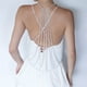 thumbnail image 2 of Cadena de arnés de cuerpo trasero de bikini con borlas huecas de perlas de imitación de múltiples capas Sunnimix Cadena atractiva del cuerpo, 2 of 8