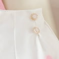 thumbnail image 4 of 0-5y Kids Girl Summer 2pcs Outfits Sleeveless Lapel Tank Tops Floral Skirt Shorts Set Children's Clothing Sets, 4 of 9