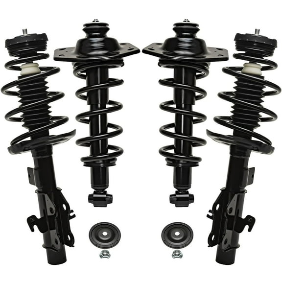Detroit Axle - Front Rear Struts w/Coil Spring Replacement for 2011-2012 Chevrolet Camaro 3.6L - 4pc Set