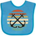 thumbnail image 3 of Inktastic Anchor Nautical Sailing Sunset Boys or Girls Baby Bib, 3 of 4