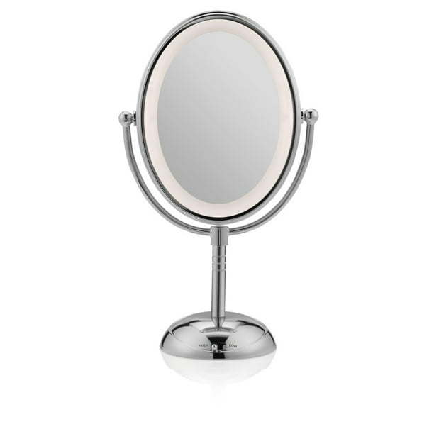 Conair Reflections Led Lighted, Conair Touch Control Black Matte Double Sided Mirror Test