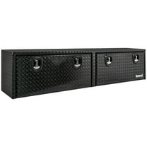 Buyers Products Company Truck Box 18X16X96 Gloss Black Diamond Tread Aluminum Topsider