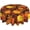 Thanksgiving Day, variant on Fall Pumpkin Tablecloth 60 Inch Round Autumn Thanksgiving Table Cloth Dust-Proof Wrinkle Resistant Rustic Tablecloth for Holiday Kitchen Dining Room Party Picnic Indoor Outdoor