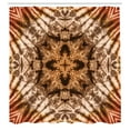 thumbnail image 3 of Ambesonne Brown Shower Curtain, Tie Dye Effect Pattern, 69"Wx84"L, Brown Orange, 3 of 5