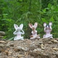 thumbnail image 1 of 3 Piezas No mires, escuches o hables de meditación. Sphinx, un gato, medita. Casa creativa. Decoraciones de patio. 5*3,6*8,3 cm, 1 of 5