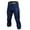 Dark Blue, variant on EFINNY Men Quick Dry Elastic Fitness Leggings Running Compression Gym Pants