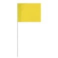thumbnail image 3 of Marking Flags Yellow 4" X 5" Flag With 21" Wire Staff (100 Flags), 3 of 4