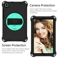thumbnail image 2 of Dteck Case for Samsung Galaxy Tab A 8.0-inch T290 T295 (2019 Released) ,Shockproof Rubber Hybrid EVA Protection Hand /Shoulder Strap Hard Kickstand Back Cover,Black+Mint, 2 of 6