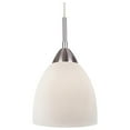 thumbnail image 2 of Woodbridge Lighting Hampton Ridge Mini Pendant in Satin Nickel/Opal Glass, 2 of 2