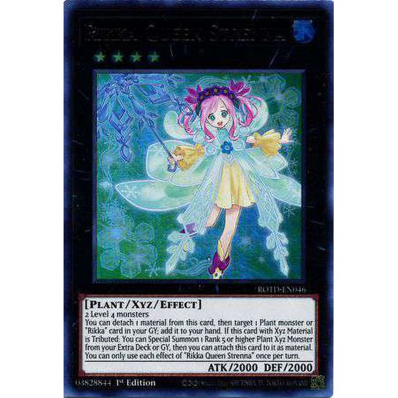 YuGiOh Rise of the Duelist Ultra Rare Rikka Queen Strenna ROTD-EN046