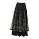 thumbnail image 5 of Falda de baile de salón para mujer, falda española, ropa, vestido de fiesta, falda de danza del vientre Talla S Negro, 5 of 8