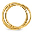 thumbnail image 2 of 14k Yellow Gold Rolling Ring Size 4 Wedding Fancy, 2 of 8