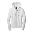 thumbnail image 5 of District Juniors Long Sleeve Zipper Hoodie DT2100, 5 of 6