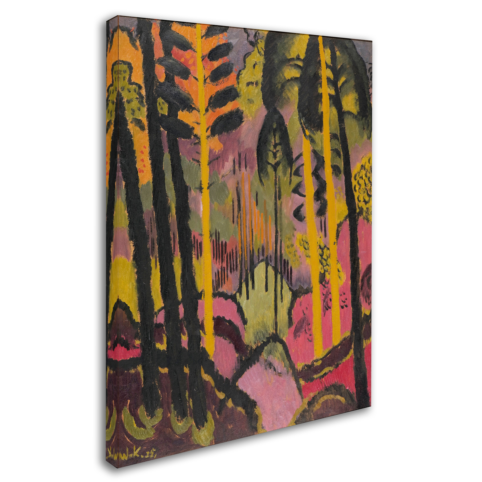 Trademark Fine Art 'Trunks And Foliage' Canvas Art by Johann Walters