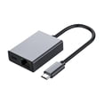 thumbnail image 3 of Adaptador de tipo C a Ethernet Tarjeta de red de red USB de 1000 Mbps JShteea  El nuevo, 3 of 9