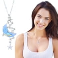 thumbnail image 2 of Xihbxyly Collar Galaxy, Impresionante Colgante con Borla para Clavícula, Atractiva Joya de Aleación, Ideal para Bodas, Fiestas y Banquetes, Accesorio de Moda para Mujer, Un Regalo Único., 2 of 7