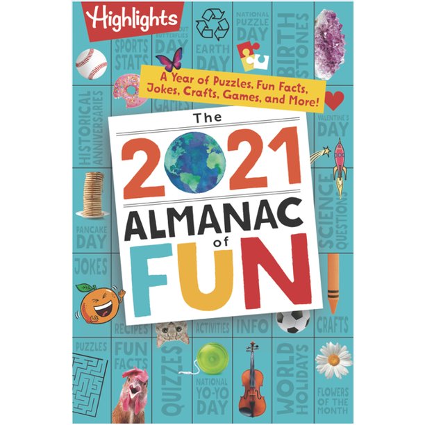 The 2021 Almanac of Fun A Year of Puzzles, Fun Facts, Jokes, Crafts