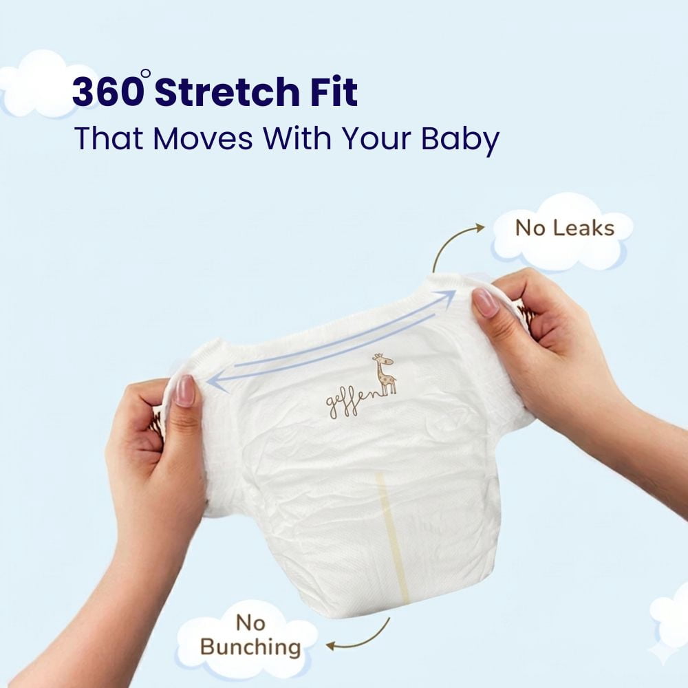 Geffen Baby On The Go Bamboo Disposable Diapers Newborn / Size 1 - Master Box 144 Count