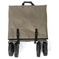 thumbnail image 4 of Folding Wagon Cart, Heavy Duty Collapsible Utility Wagon, Beach Wagon with Telescoping Handle, All-Terrain Wheels Utility Wagon for Patio Camping Garden Beach Shopping, 150 lbs Capacity, JA3935, 4 of 4