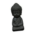 thumbnail image 1 of Pequeño Buda Negro Cerámica Té Mascota Monje Té Mascota Miniatura Coleccionable Arte Artesanía Buda Estatua Té Mascota Decoración Monje Adornos para perfecl Pequeña estatua de Buda, 1 of 8