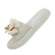 thumbnail image 3 of Sandalias de moda para mujer, zapatillas de plataforma, zapatos con lazo, sandalias antideslizantes. 36 37 Blanco, 3 of 9