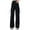 Black, variant on Kmdttou Cargo Pants Women Baggy Plus Size Ice Silk Thin Solid Color With Drawstring Pocket Straight Leg Work Pants